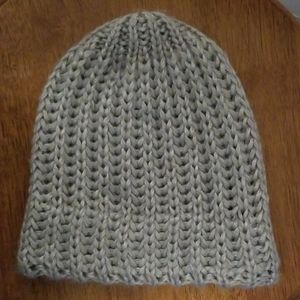 Vincent Pradier Silver Grey Beanie Winter Hat